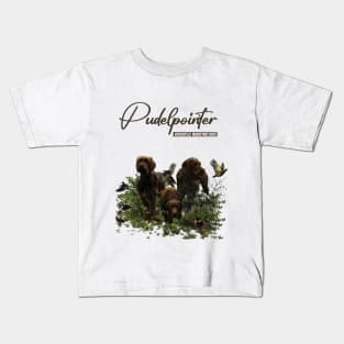 The Pudelpointer is a versatile hunting dog Kids T-Shirt